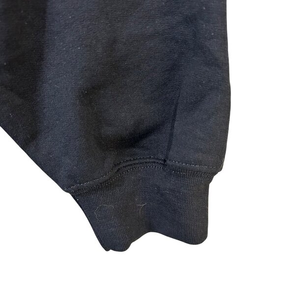 Thin Blue Line Hoodie Men's Size XL Full Zip Black Graphic Print USA Flag EUC - Picture 5 of 10